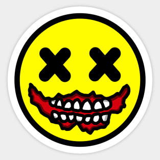 Ripped Mouth Smiley Sticker